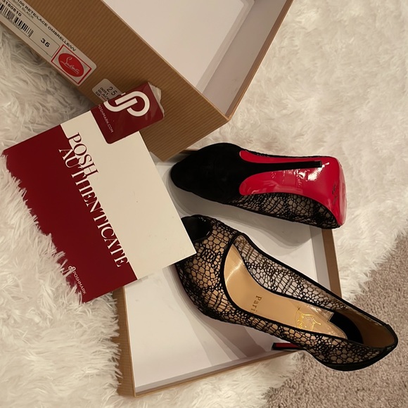 Christian Louboutin Very Lace Pumps, 35 - Picture 5 of 9